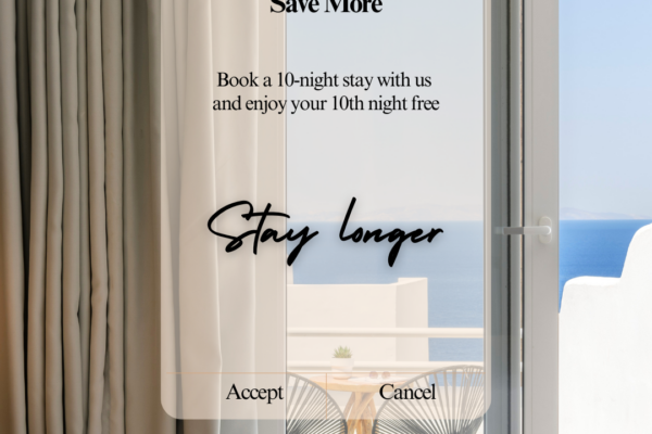 offer mykonos 26 Sea view room breakfast